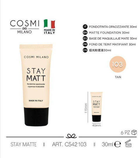 Cosmi Italia Liquid Make Up N.103 30ml