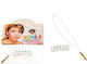 Rhinestone-Haarspangen 12er-Pack - Weiß