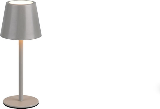 Trio Lighting Metall Tischlampe LED mit Gray Schirm und Basis Trio Lighting Metall Tischlampe LED mit Gray Schirm und Basis