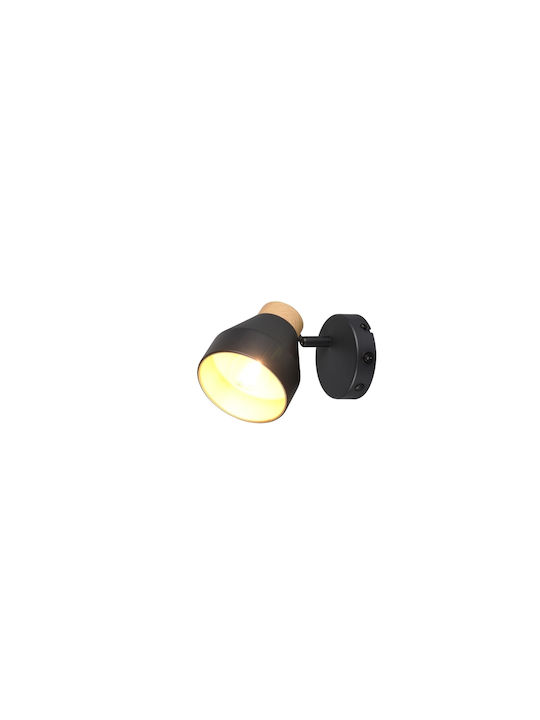 Trio Lighting Μονό Σποτ σε Μαύρο Χρώμα