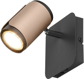 Trio Lighting Единично Спот в Кафяв Цвят