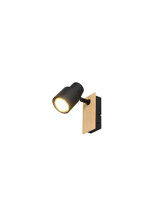 Trio Lighting Μονό Σποτ σε Μαύρο Χρώμα