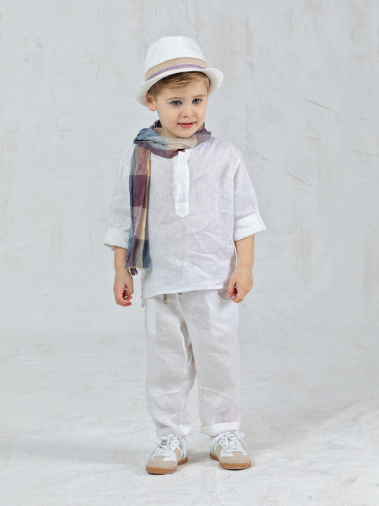Designer's Cat Baptism Suit White 4 Pieces Designer's Cat Baptism Suit White 4 Pieces