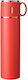 Ποτήρι Θερμός Ανοξείδωτο / Πλαστικό 500ml Red