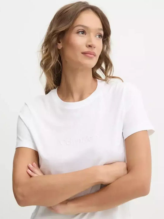 Calvin Klein Χειμερινή Γυναικεία Βαμβακερή Μπλο...