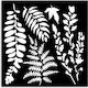 Thick Stencil 12x12cm Stamperia Leaves