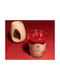 Dc-3006 Scented Soy Candle Vanilla Cream Cheesecake Jar 350ml Red White