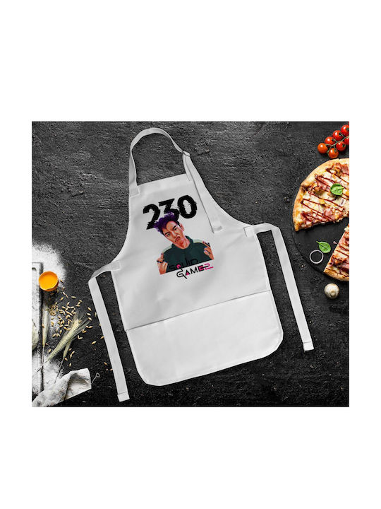 Koupakoupa Squid Game 2 Kids Apron White 22x40cm