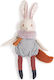 Moulin Roty Λούτρινο Λαγουδάκι 44 εκ. (Διάφορα Σχέδια) 1τμχ