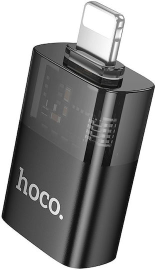 Hoco Μετατροπέας Lightning male σε USB-A female 1τμχ 302281