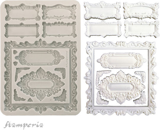 Καλούπι Σιλικόνης A5 15×21cm Stamperia Master Magic Gothic Tag