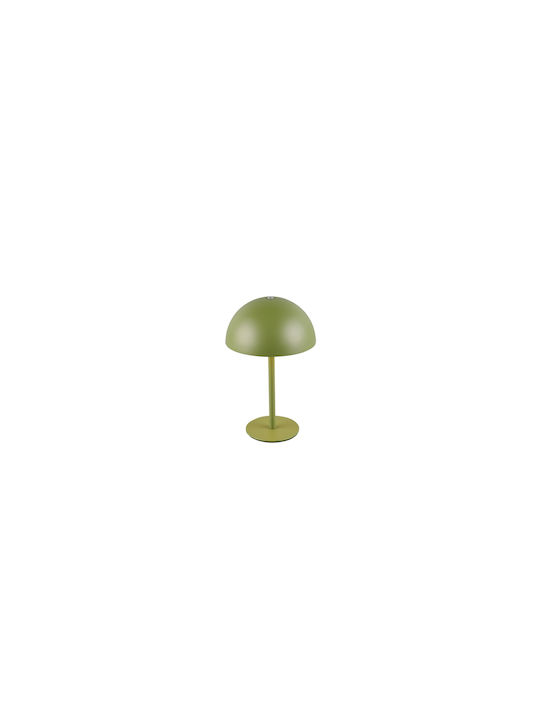 Trio Lighting Μεταλλικό Πορτατίφ LED με Πράσινο Καπέλο και Βάση