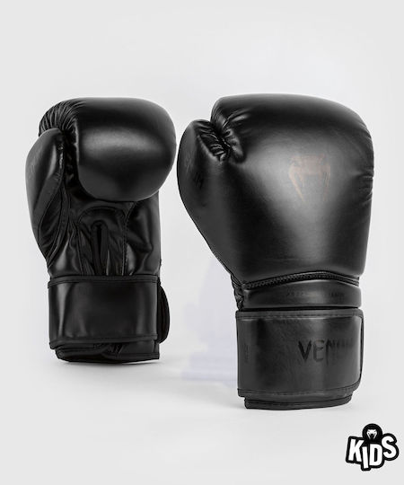 Venum Contender Kinder Boxhandschuhe für Kampf Schwarz