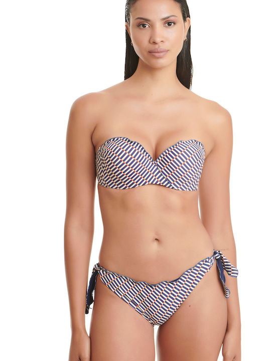 Erka Mare Bikini Slip mit Schnürchen Navy