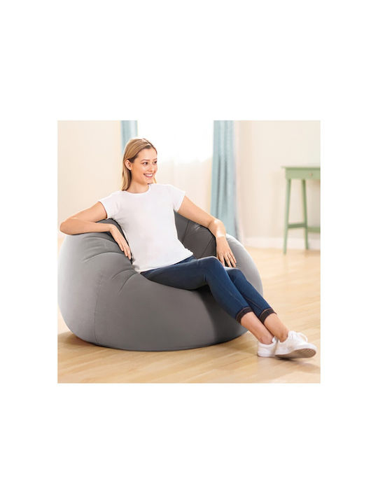 Bean Bag Chair Gray 114x114x71cm
