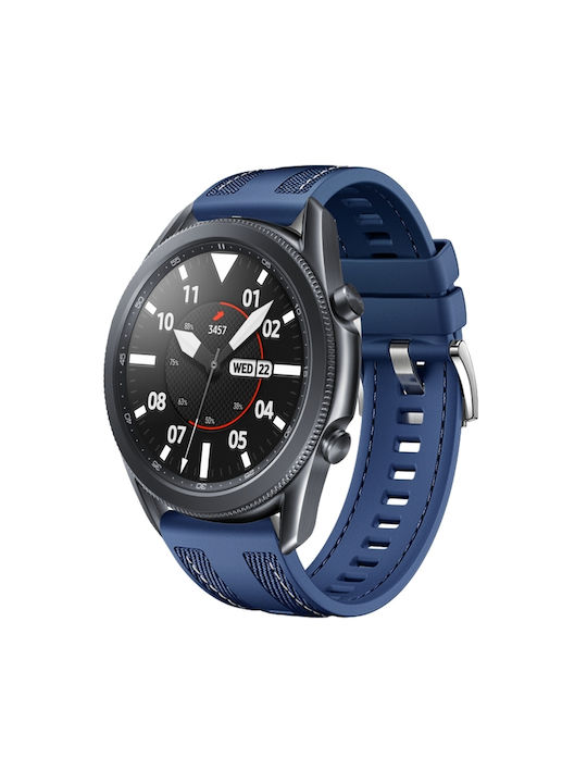 Armband Stoff Marineblau (Galaxy Watch 3 45mm)