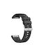 Armband Stoff Schwarz (Amazfit Bip 5)