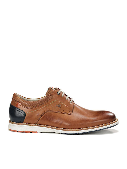 Fluchos Men's Leather Casual Shoes Tabac Brown