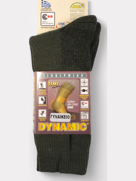 Dimi Socks Γυναικείες Ισοθερμικές Κάλτσες Πράσινες