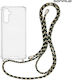 Sonique Armor Clear Silicone Case with Cord for...