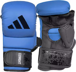 Mănuși Grappling Adidas Combat 50 Albastru Negru