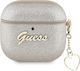 Guess Charm Hülle Kunststoff in Gold Farbe für Apple AirPods 4