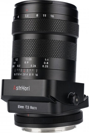AstrHori Full Frame Φωτογραφικός Φακός 85mm F/2.8 Macro για Sony E Mount Μαύρος