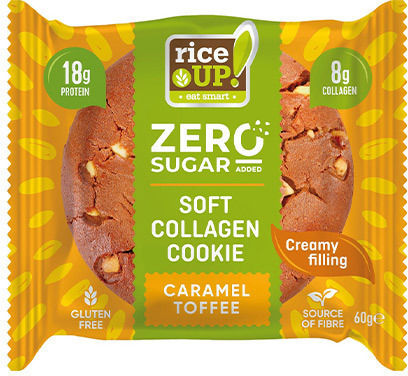 Rice Up Collagen Biscuit 60g Filled with Butter Caramel