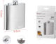 Metall-Edelstahl-Flasche 240ml 9,5x13,5cm Forhome 1006746 Zuhause