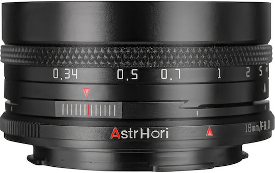 AstrHori Voller Rahmen Kameraobjektiv 18mm F/8 Tilt-Shift für Canon RF Mount Black
