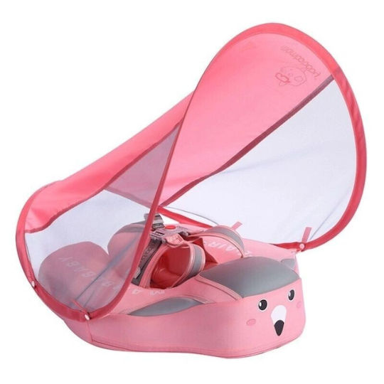 Mambobaby Σωσίβιο Swimtrainer με Σκίαστρο Ροζ