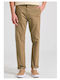 Trousers Chino Elastic in Regular Fit Khaki