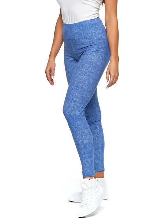 Women's Long Firming High Waist Jeans Leggings Colour
