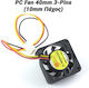 0824.079 Case Fan 40mm with Connection 3-Pin 1pcs