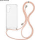Sonique Armor Clear Silicone Case with Cord for...