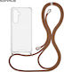 Sonique Armor Clear Silicone Case with Cord for...
