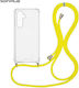 Sonique Armor Clear Silicone Case with Cord for...