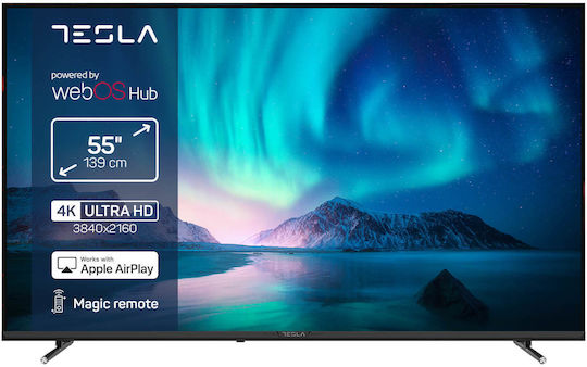 Tesla Смарт Телевизор 55" 4K UHD Edge LED Series 6 HDR (2025)