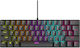 Rampage PLOWER K60 Gaming Mechanical Keyboard 60% with Custom Blue switches and RGB lighting (English US)
