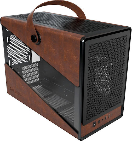 Montech Heritage Gaming Mini Tower Carcasă PC Cu Deschidere Laterală Neagră