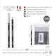 Cosmi Italia Precision Augenbrauen-Make-up Blei...