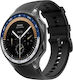 NO.1 Smartwatch mit Pulsmesser (Black Case / Black Silicone Strap)