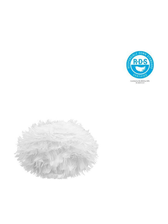 Lampshade 1xG4 Goose Feathers Φ14.7cm Eos Nano Umage 2494 White