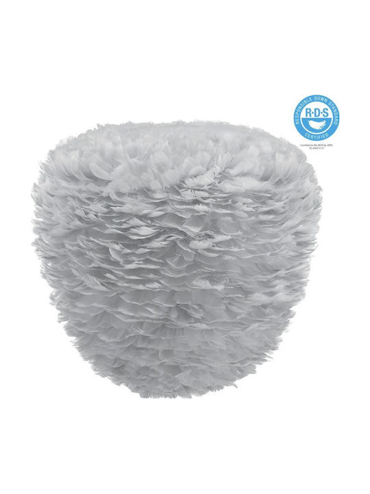 Lampshade 1xe27 Goose Feathers Φ55cm Eos Evia Umage 2473 Grey