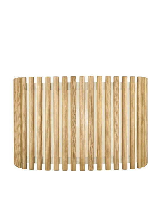 Lampshade 1xe27 Oak Fabric Round Komorebi Umage 2251 Beige
