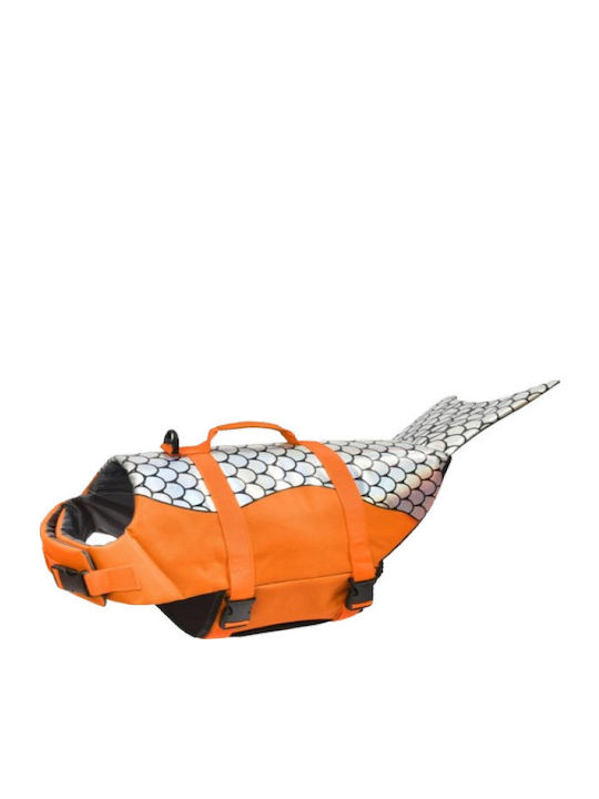 Denik Meerjungfrau Orange Hundeschwimmweste L 35cm