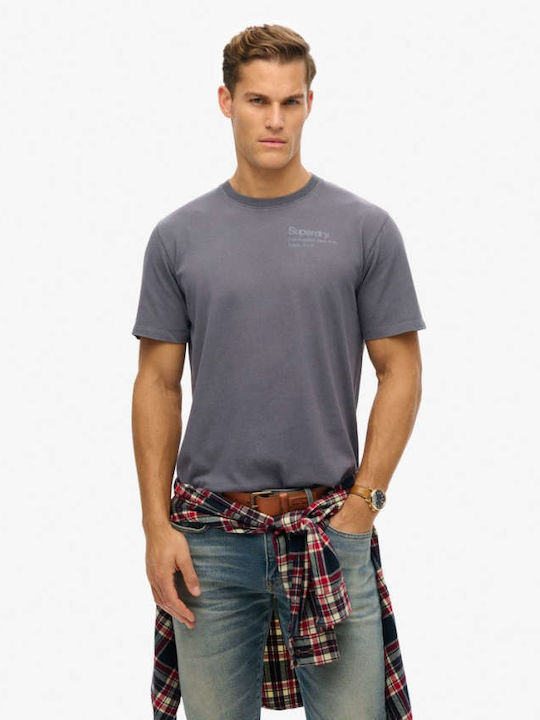 Superdry City T-shirt Γκρι