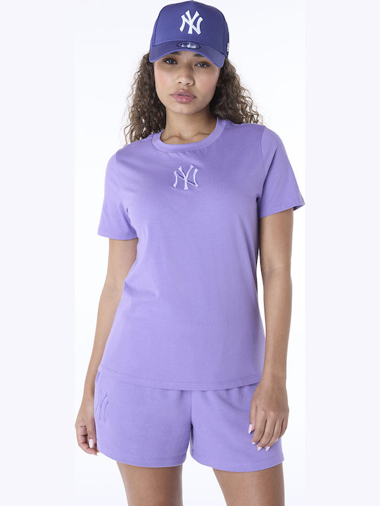 New Era Women's Athletic T-shirt Purple