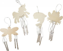 Set 12 Wooden Decorative Wind Chimes Playbox