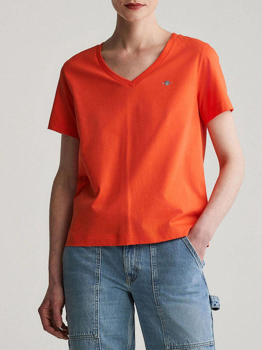 Gant Γυναικείο T-shirt Orange